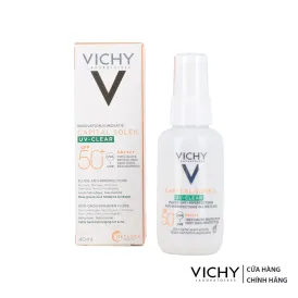 Kem Chống Nắng Vichy UV-Clear Anti-Imperfections Dành Cho Da Dầu Mụn Và Khuyết Điểm 40Ml (37149)